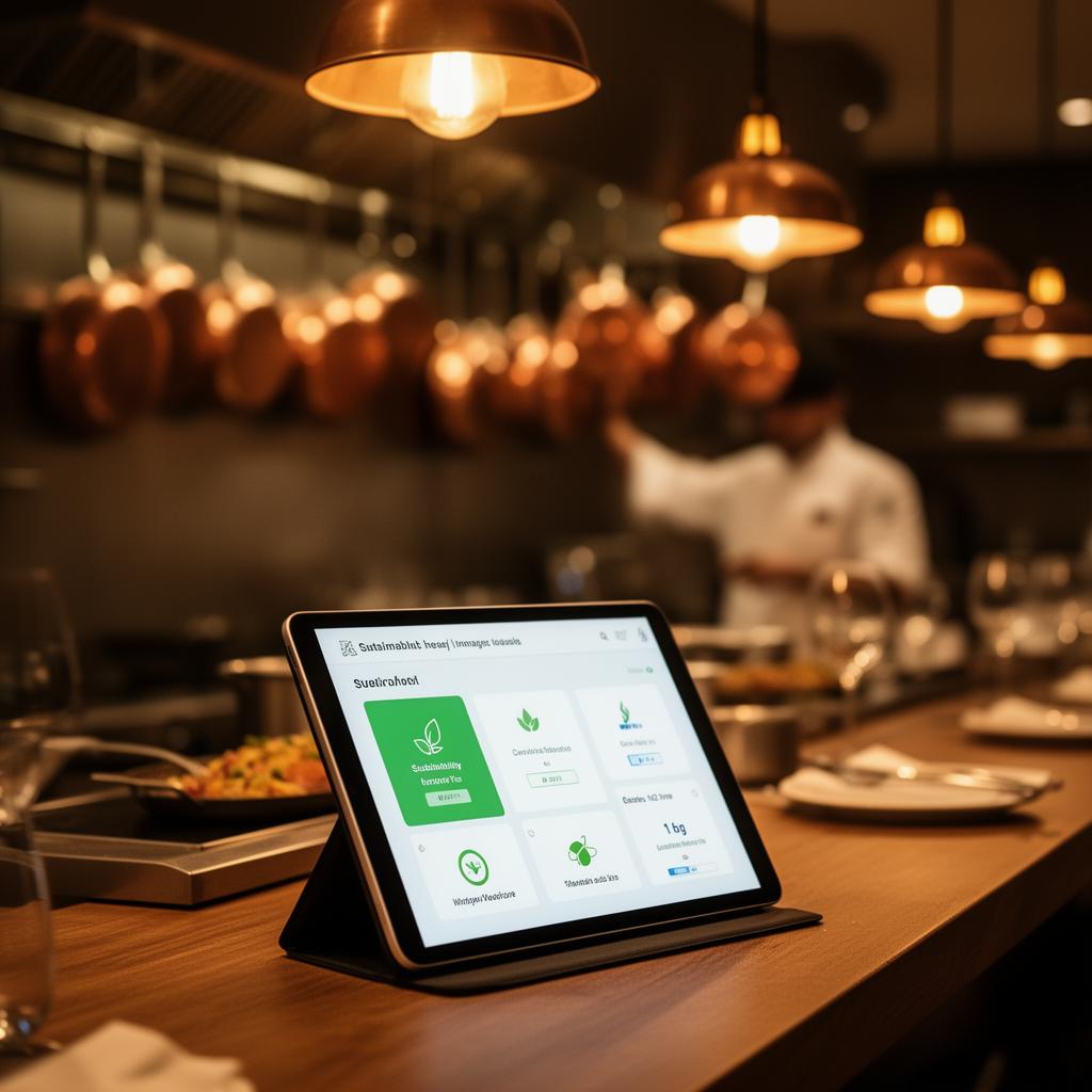 AI duurzaamheid horeca dashboard met no-show en verspillingscijfers per week
