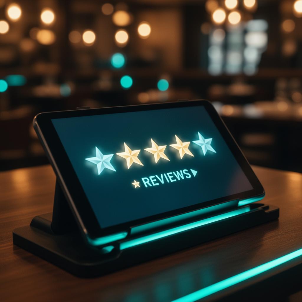 AI review management horeca dashboard met sterrenrating