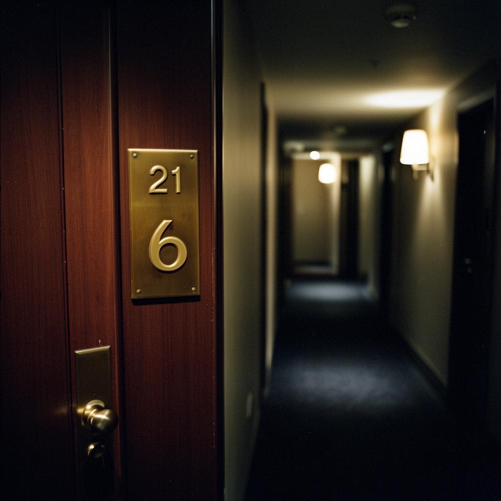 Casestudy hotelgroep AI centralisering Nederland resultaat: hotelkamer deurnummer in warm gangkant licht